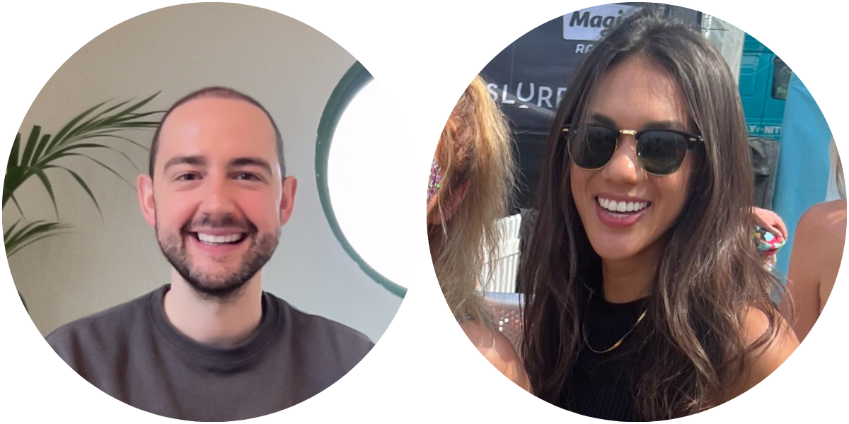 Perry and Jess. Adcentric founders
